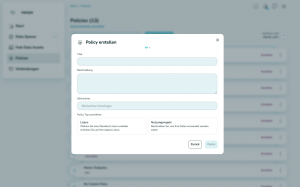 Policy erstellen