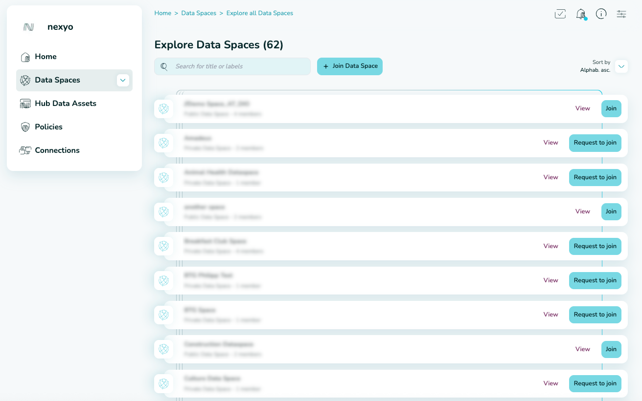 Explore Data Spaces