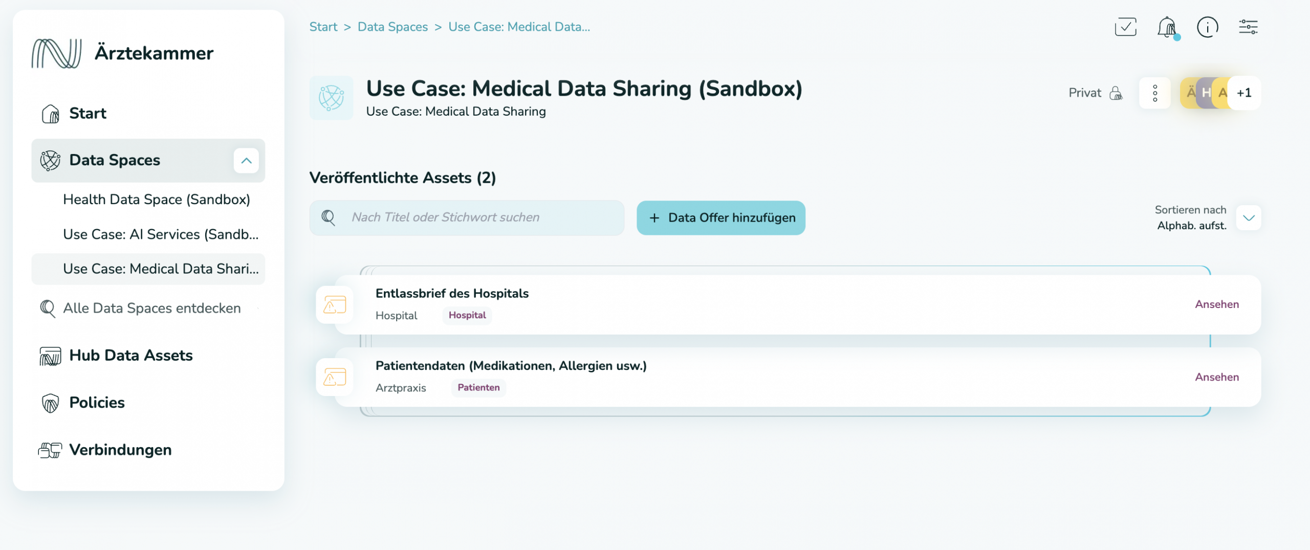 Medical Data Sharing